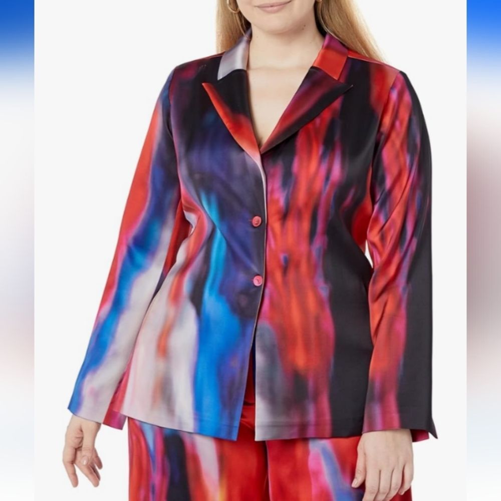 The Multicolor Cutout Blazer  by @Itsjuliettefox Size Large NWT